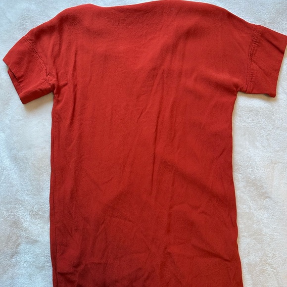 Red/Burnt Orange Madewell Dress - Picture 7 of 7